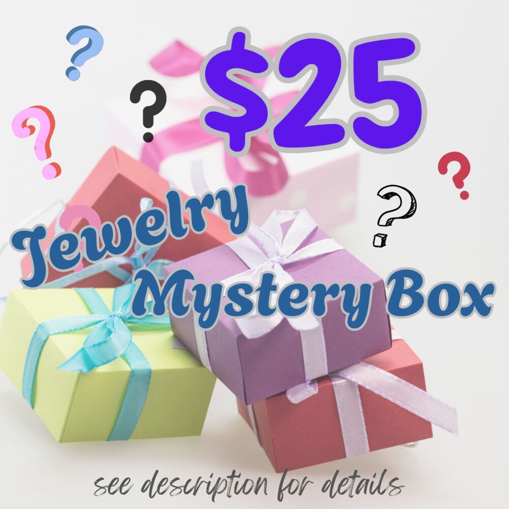 7pc Jewelry Mystery Box Bundle Set New Items earrings bracelet necklace ring NWT